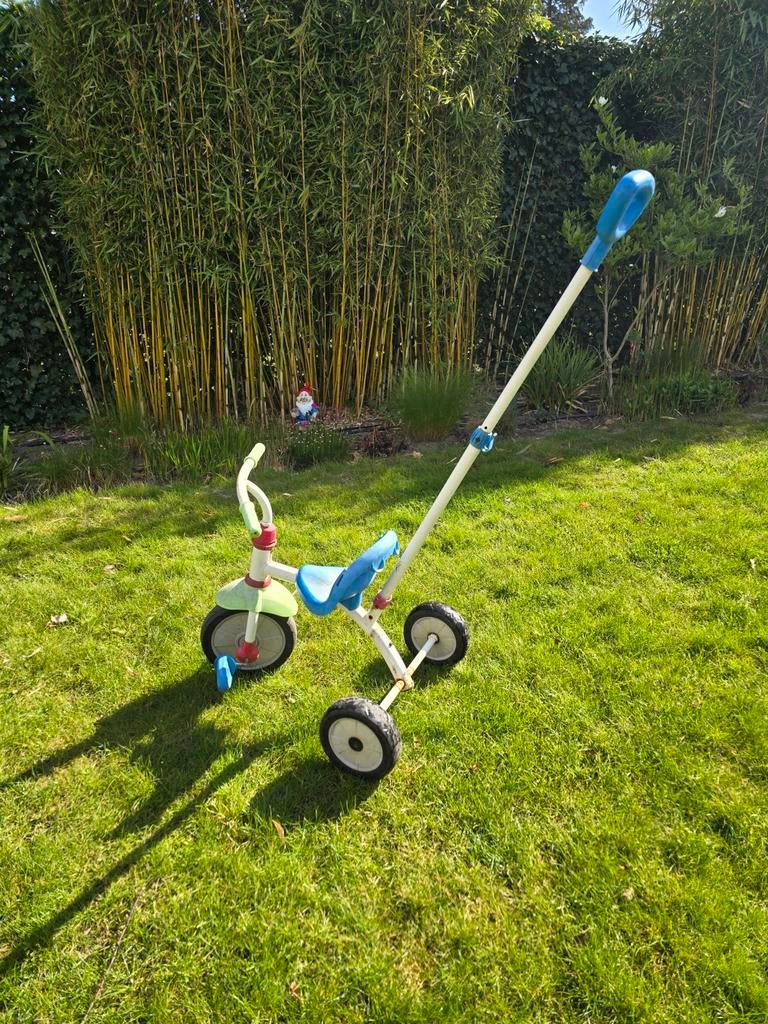 Driewielfiets met duwstang GRATIS, Fietsen en Brommers, Fietsen | Driewielers, Ophalen, Gebruikt, Duwstang
