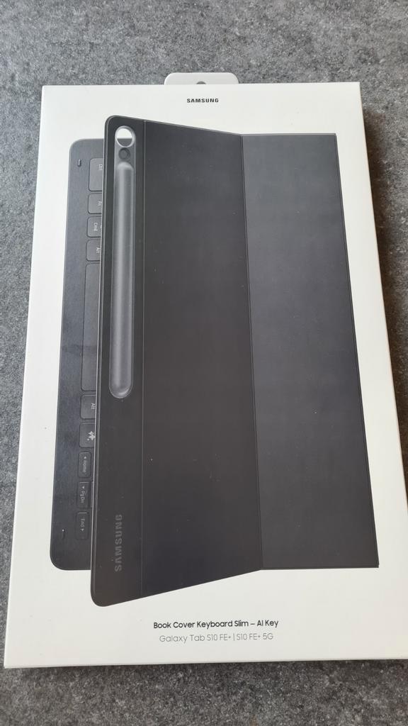 Samsung Book Cover Keyboard Slim AI Key Galaxy Tab S10 FE+, Computers en Software, Laptophoezen, Nieuw, 11 inch of minder, Ophalen of Verzenden