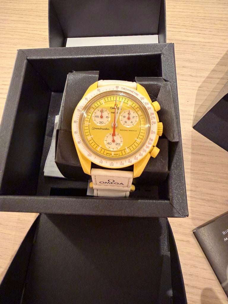 Omega Swatch horloge, Sieraden, Tassen en Uiterlijk, Overige materialen, Verzenden, Polshorloge, Swatch