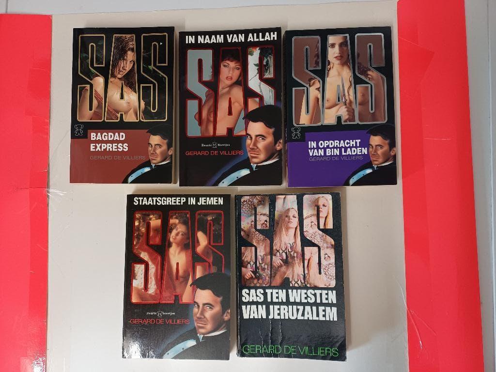 Diverse SAS Boekjes - Gerard de Villiers, Ophalen of Verzenden, Gelezen