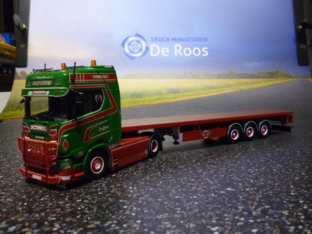 Tekno Scania Next Gen Jan Mues met certificaat, Hobby en Vrije tijd, Modelauto's | 1:50, Ophalen of Verzenden, Nieuw, Bus of Vrachtwagen