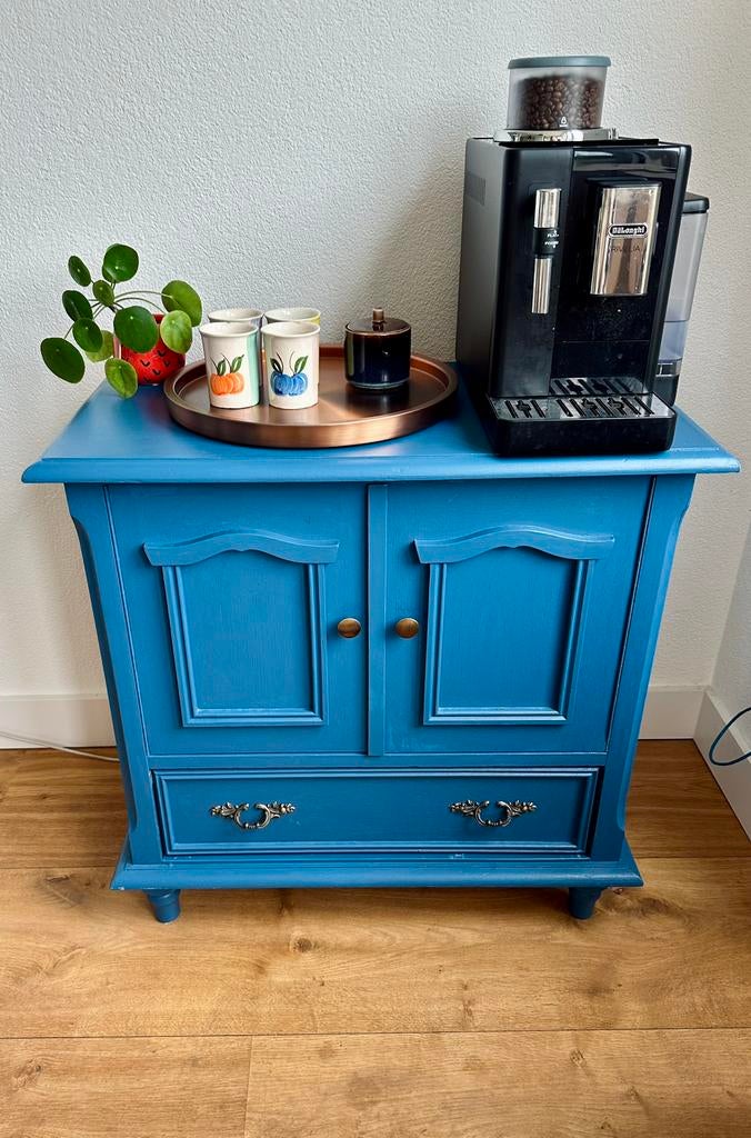 Vintage kastje, Ophalen, Met deur(en), Vintage, 50 tot 100 cm