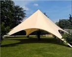 Chique Exclusieve Stertent Starflex. Starshade 14x14m. Creme, Ophalen of Verzenden, Nieuw, 8 meter of meer, Overige typen