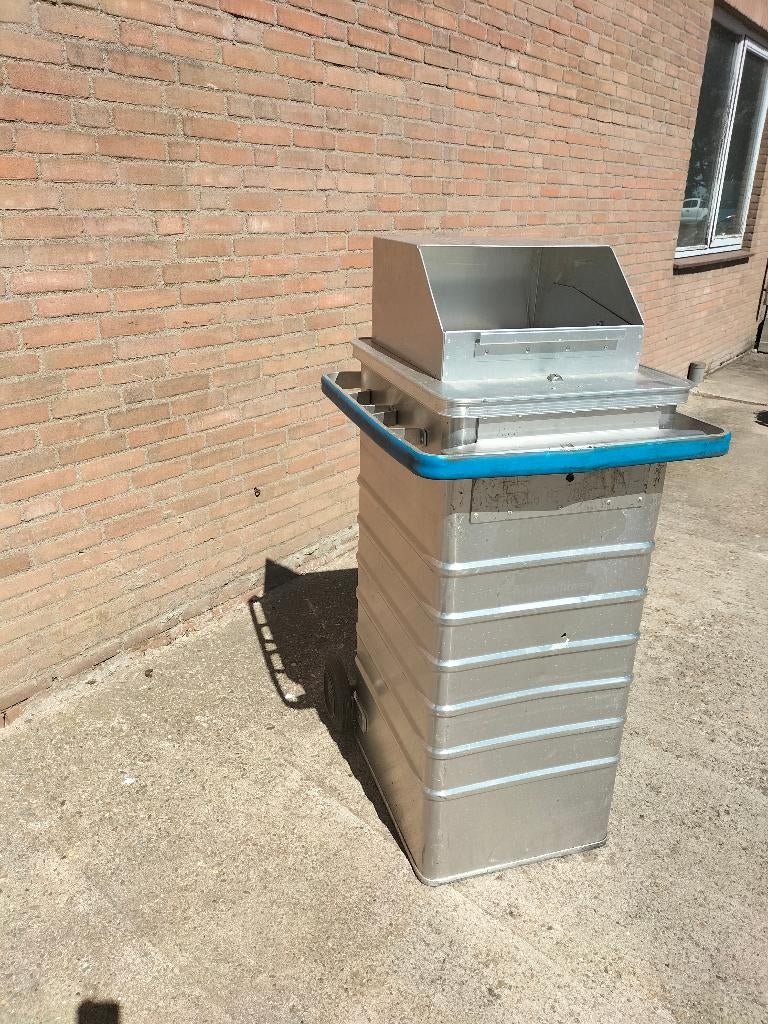 AANBIEDING Stalen container 240L - scherp geprijsd!!!, Ophalen, Gebruikt, 40 liter of meer, Metaal