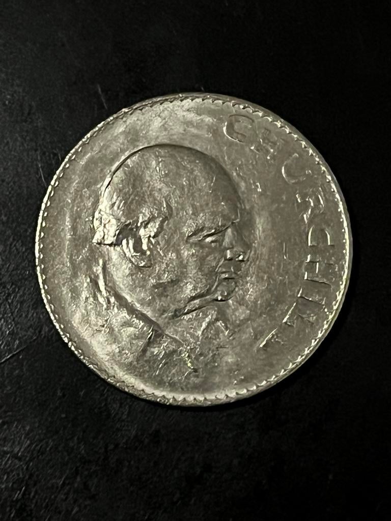 Zilveren munt Elizabeth II 1965, Postzegels en Munten, Munten | Europa | Niet-Euromunten, Ophalen of Verzenden, Overige landen