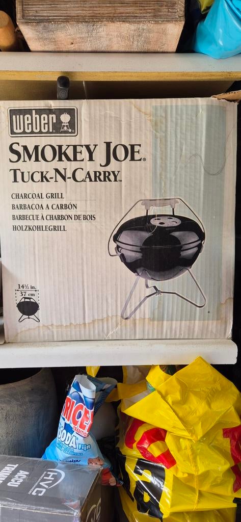 Compacte weber bbq op kolen., Ophalen, Nieuw, Weber