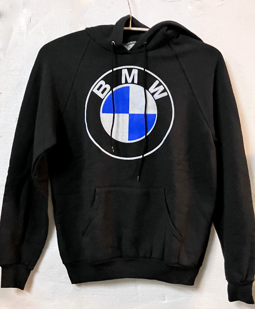 Jaren 90, Vintage Hoodie, BMW logo., Maat 48/50 (M), BMW, Fruit of the Loom, Zwart, Ophalen of Verzenden