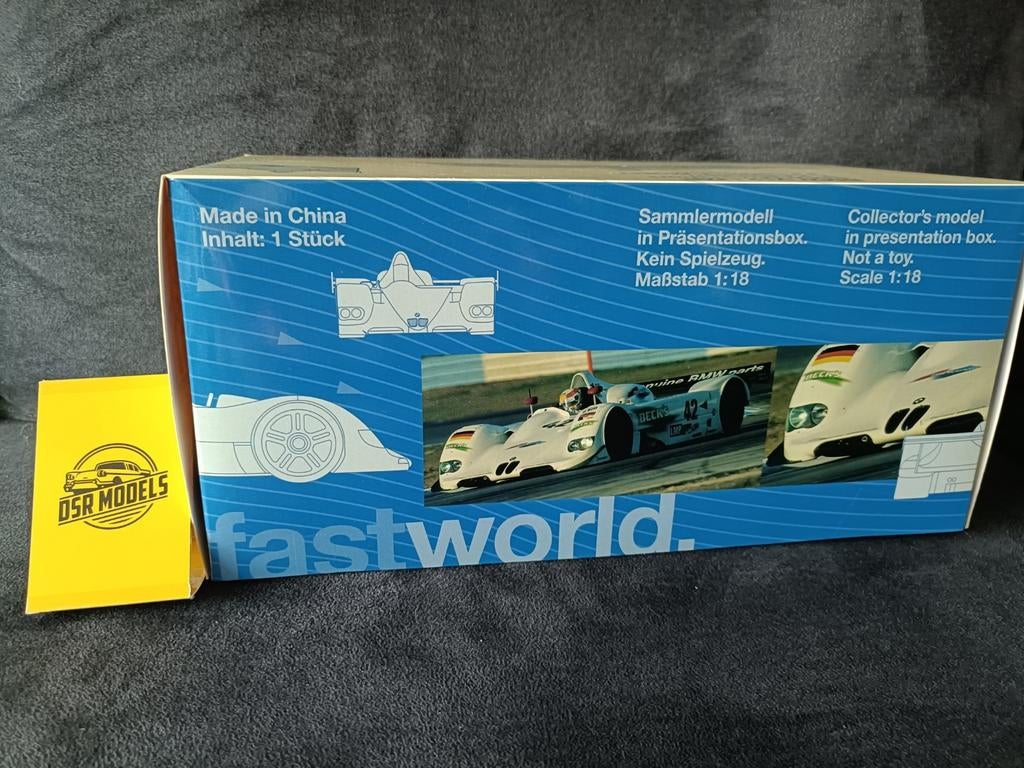 1:18 BMW LMR V12 #42 van Kyosho, Hobby en Vrije tijd, Modelauto's | 1:18, Auto, R, Nieuw, Ophalen of Verzenden