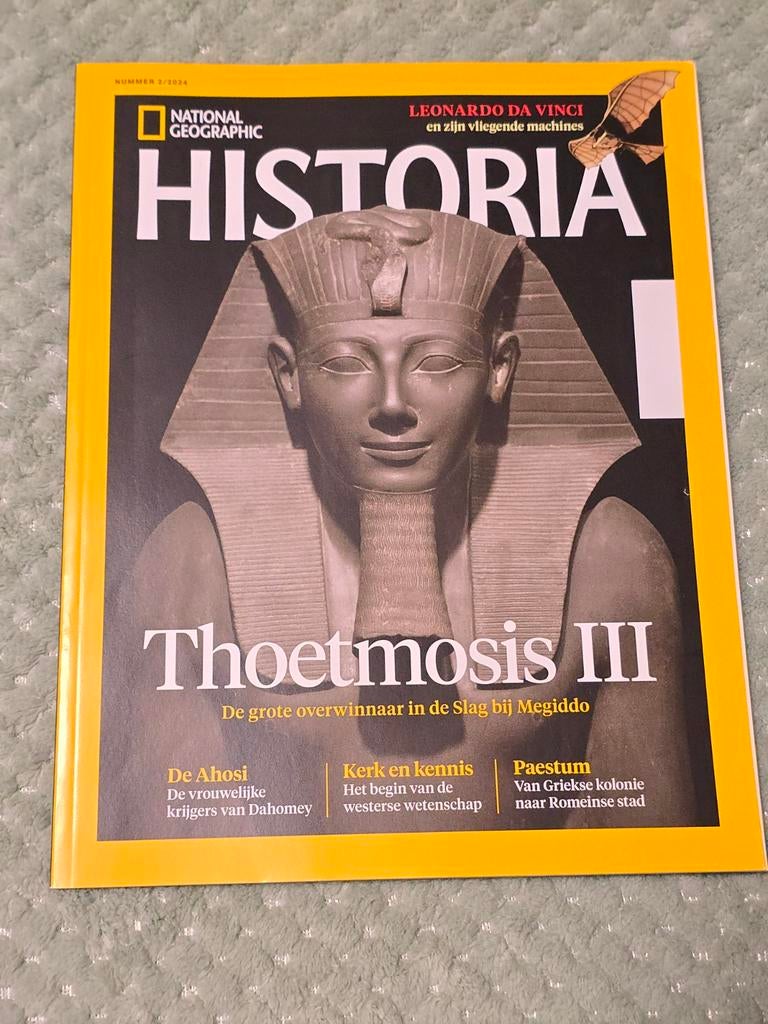 National Geographic Historia - Thoetmosis III (02/2024), Ophalen of Verzenden, Zo goed als nieuw, Wetenschap en Natuur