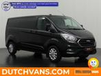 Ford Transit Custom 130PK Automaat Lang Limited | Euro 6 | V, Auto's, Stof, Gebruikt, 4 cilinders, Blauw