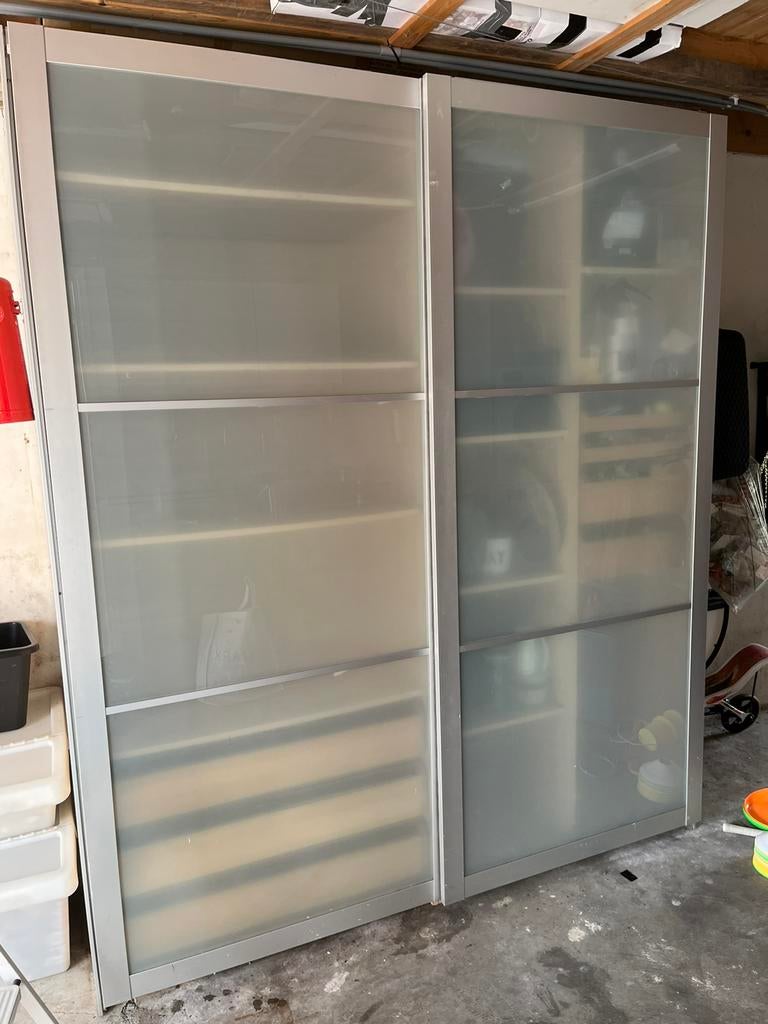 Ikea pax kast met schuifdeuren, Huis en Inrichting, Kasten | Kledingkasten, Ophalen, Zo goed als nieuw, 50 tot 75 cm, 200 cm of meer