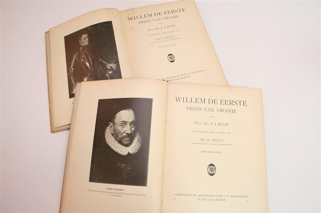 Willem de Eerste [1919] — Rijk Geïllustreerd — 2 Dln Complee, Antiek en Kunst, Ophalen of Verzenden