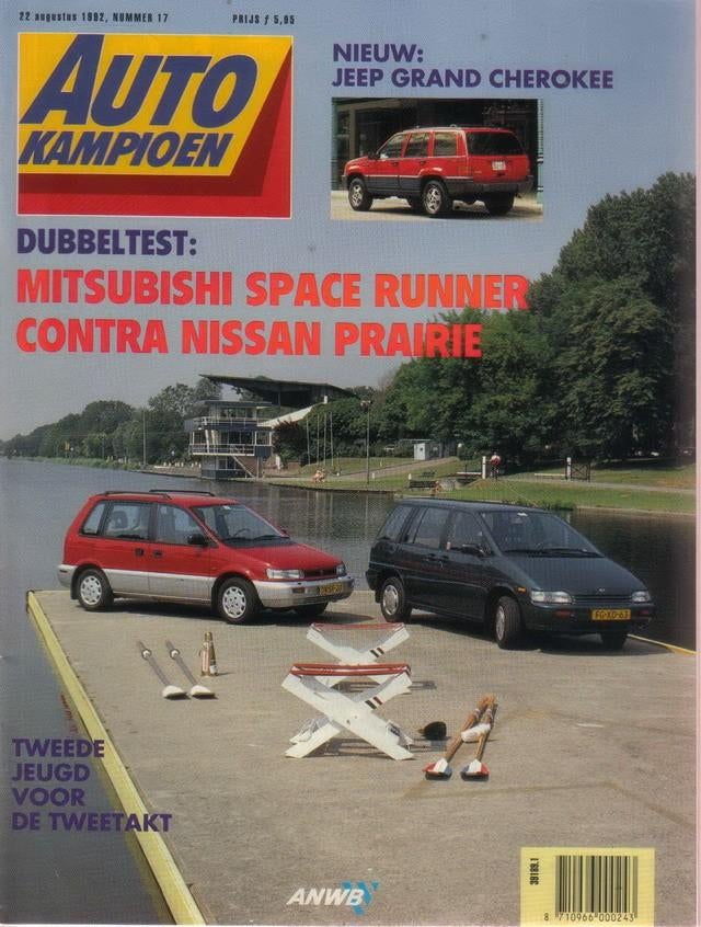 Autokampioen 17 1992 : Jeep Grand Cherokee - Toyota Coroll, Ophalen of Verzenden, Gelezen, Algemeen