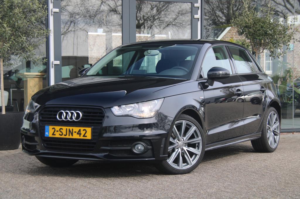 Audi A1 Sportback 1.2 TFSI S-Line Admired | Org NL | LM |, Voorwielaandrijving, Zwart, 4 cilinders, 4 stoelen