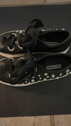 Zwarte Bronx sneakers met parels maat 38, Zwart, Ophalen of Verzenden, Sneakers of Gympen, Zo goed als nieuw