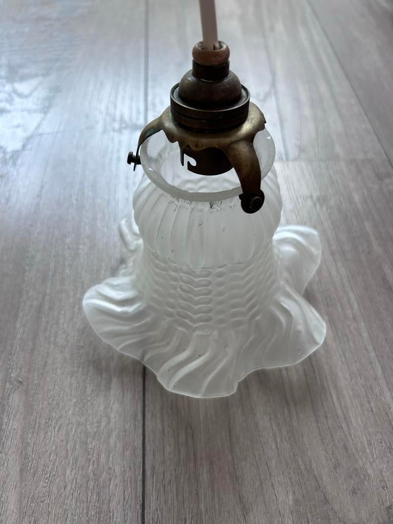 Retro glazen lampje uit Frankrijk, Ophalen