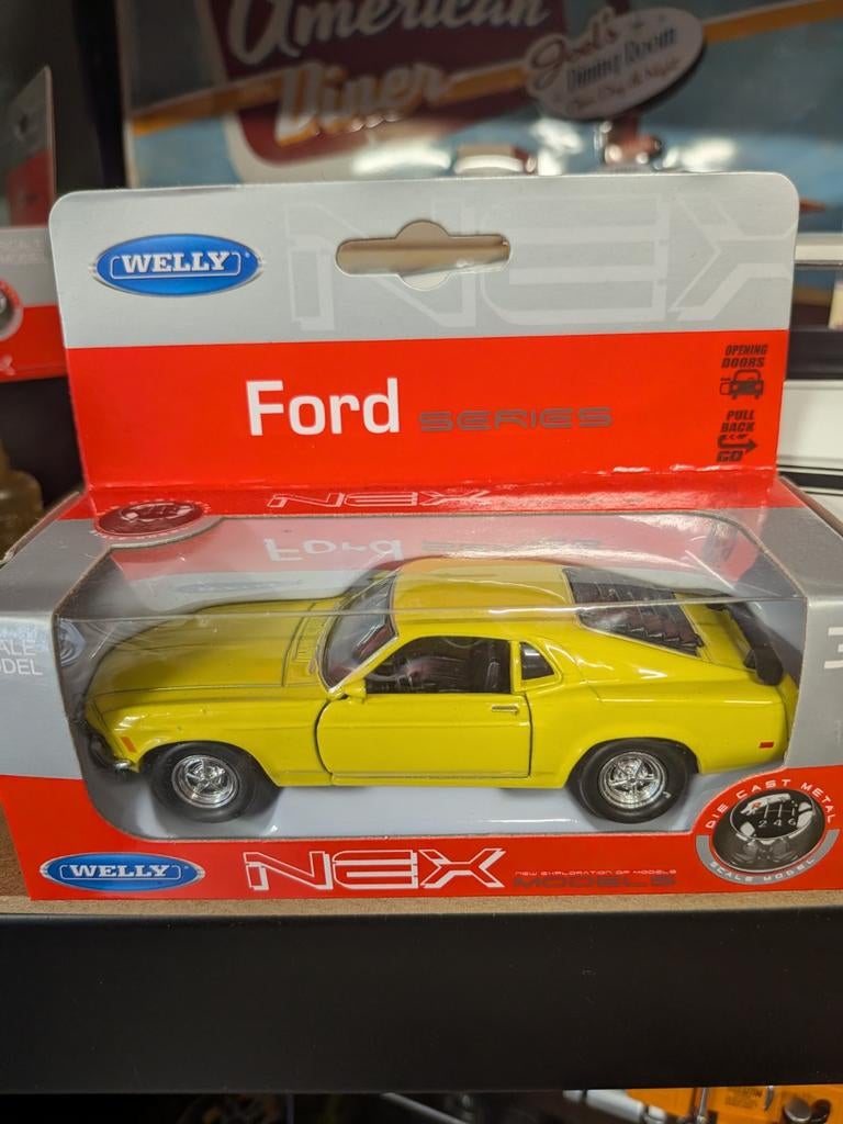 Ford Mustang geel, Ophalen of Verzenden, Nieuw, Auto, Overige merken