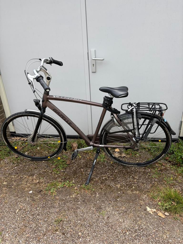 Gazelle Chamonix Pure herenfiets, Fietsen en Brommers, Ophalen, Gebruikt, Versnellingen, 57 tot 61 cm