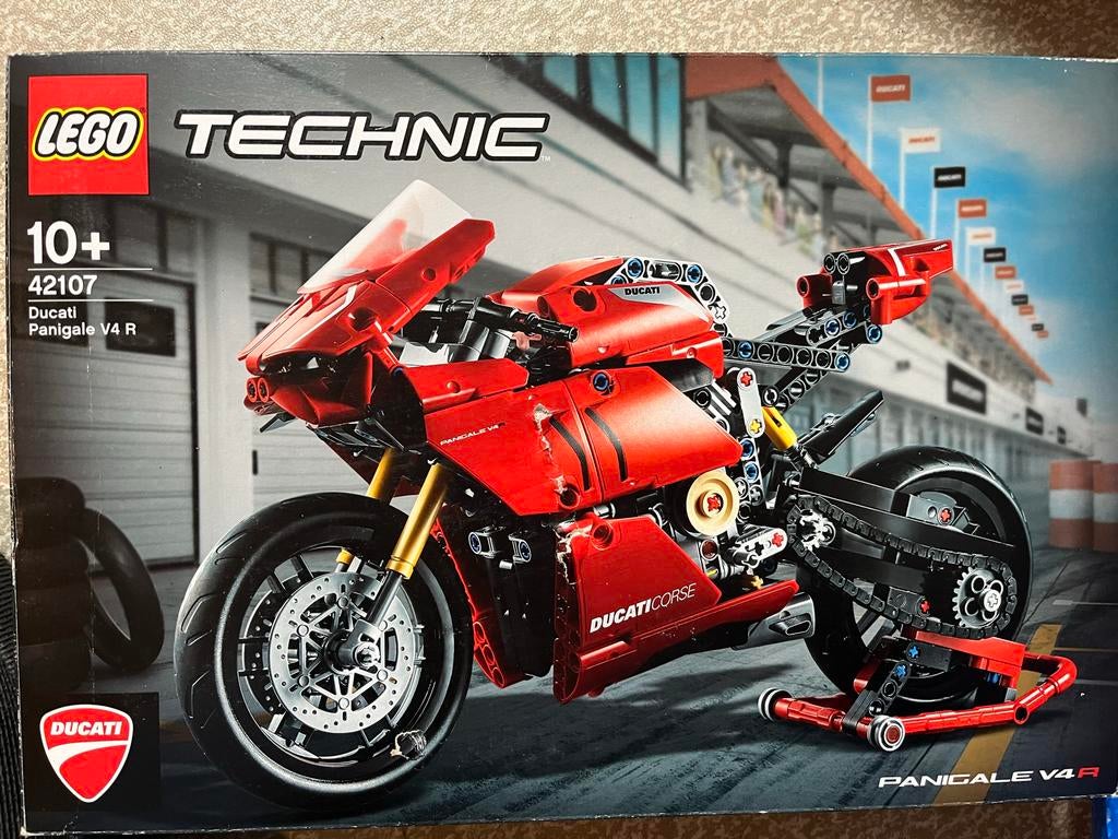 LEGO Technic 42107 Ducati Panigale V4 R - Nieuw in doos, Overige merken, 1:50 of kleiner, Overige typen, Nieuw
