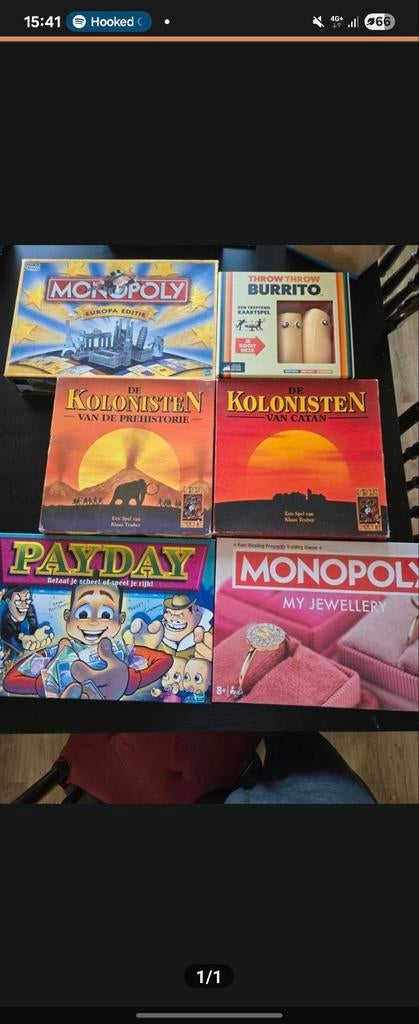 Bordspellen Collectie: Monopoly, Catan, Payday, Burrito, Hobby en Vrije tijd, Gezelschapsspellen | Bordspellen, Vijf spelers of meer