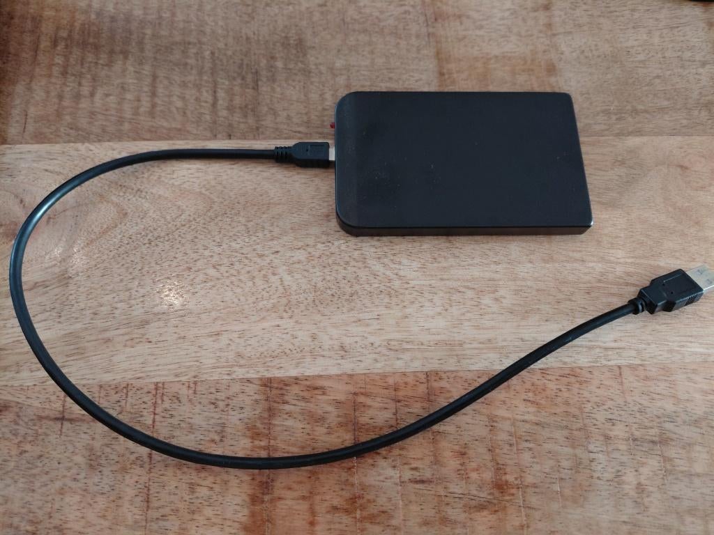 externe harde schijf 250 gb, Computers en Software, Harde schijven, Ophalen of Verzenden, Zo goed als nieuw, Laptop, USB