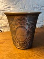 Antiek Zilveren Bekertje - Gedetailleerd Graveerwerk, Ophalen of Verzenden, Zilver