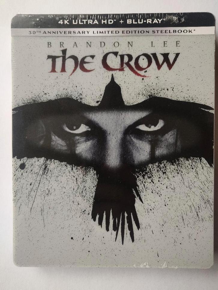 The Crow Brandon Lee 4K UHD STEELBOOK *SEAL*, Cd's en Dvd's, Blu-ray, Nieuw in verpakking, Actie, Ophalen