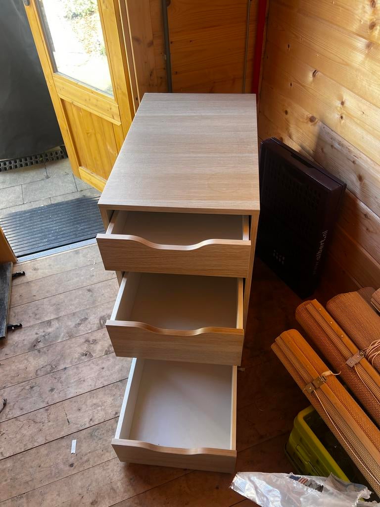 IKEA Alex ladeblok - Ideaal voor kantoor of hobbykamer, Ophalen, Minder dan 50 cm, 5 laden of meer, Zo goed als nieuw