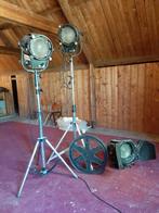 Vintage studiolampen, Huis en Inrichting, Lampen | Spots, Ophalen of Verzenden, Metaal of Aluminium