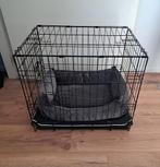 Puppy bench + mand + benchmat (compleet, netjes), Dieren en Toebehoren, Hondenbenches, Ophalen, Gebruikt