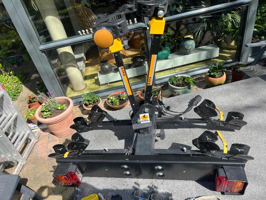 Fietsendrager, Auto diversen, Ophalen, 2 fietsen, Zo goed als nieuw, Trekhaakdrager