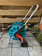 Gardena slangenwagen, Ophalen, Gebruikt