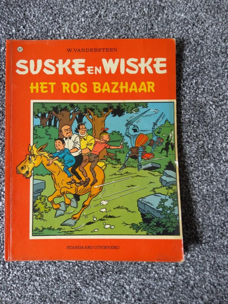 Suske en Wiske:  Het ros Bazhaar   1974, Boeken, Eén stripboek, Ophalen of Verzenden, Gelezen