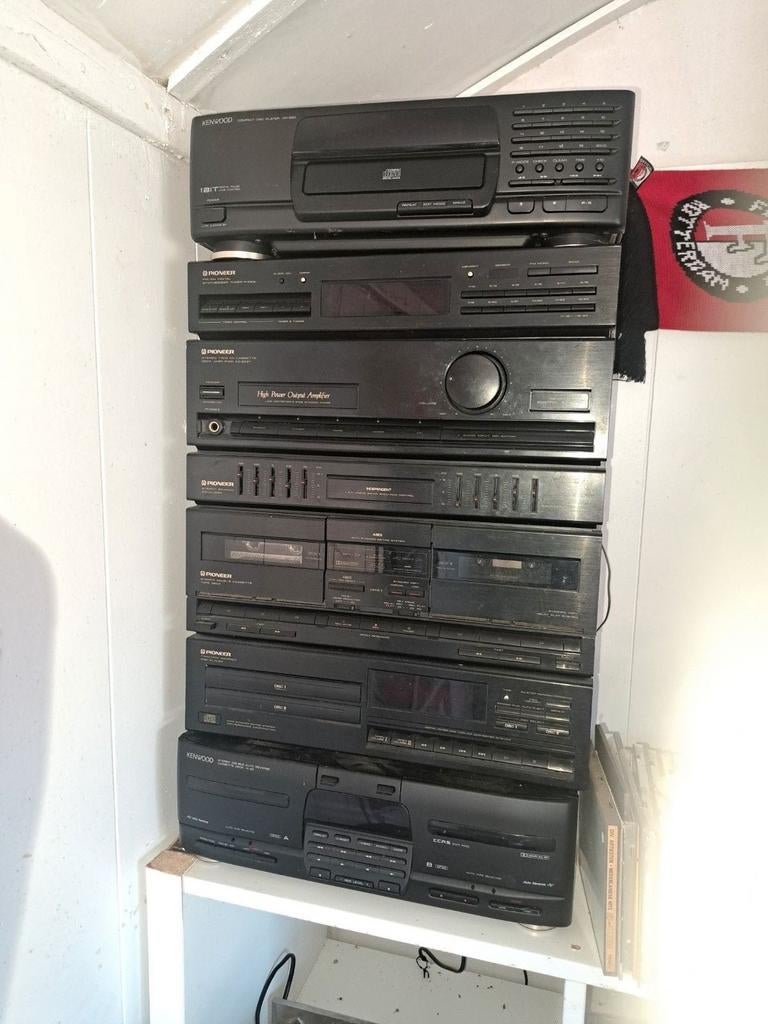 Partij radio.s cd spelers e  versterkers cassette decks, Ophalen of Verzenden