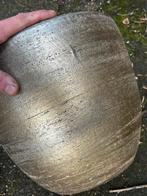 Gouden bloempotten in verschillende maten, Gebruikt, Rond, Binnen, Minder dan 40 cm