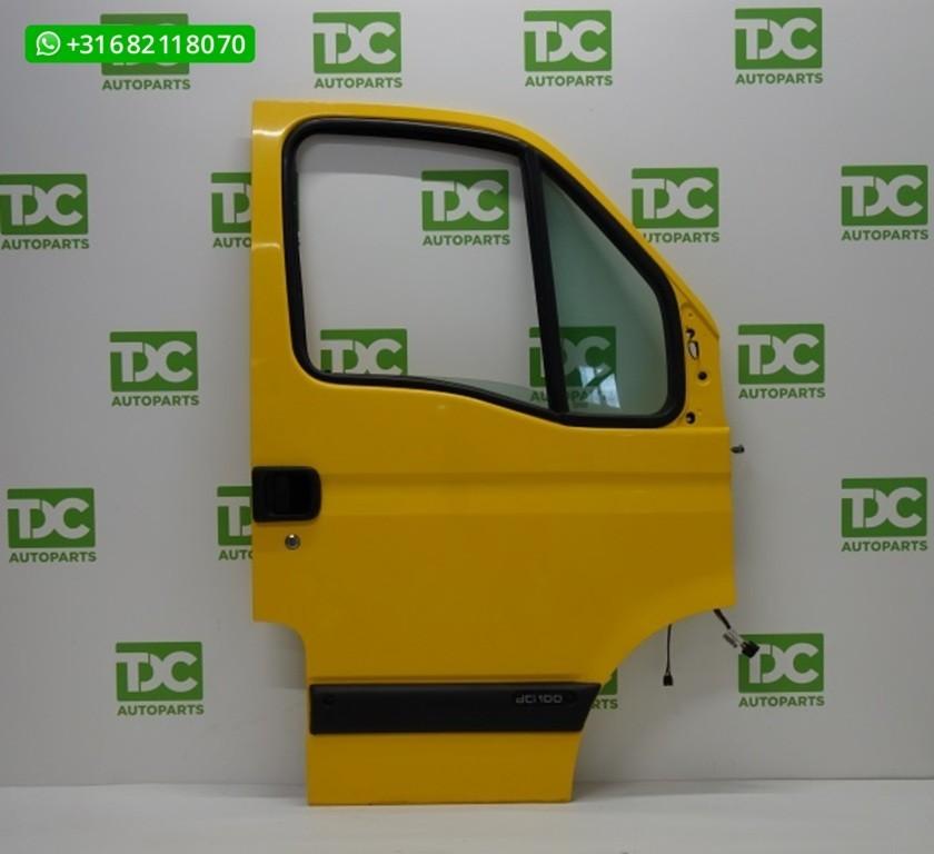 Renault Master ('97-'10) Voorportier rechts geel, Gebruikt, Ophalen of Verzenden, Renault, Voor