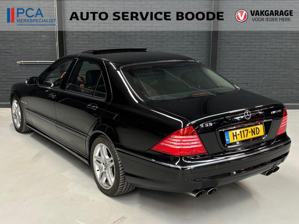 Mercedes-Benz S-klasse AMG 55 Lang (500pk) - stoelkoeling (4, Auto's, Automaat, Achterwielaandrijving, Gebruikt, 501 pk