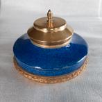 Sèvres inktpot gemerkt, met deksel, Ophalen