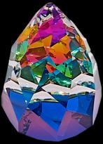 SWAROVSKI CONE RIO PAPERWEIGHT., Ophalen of Verzenden, Gebruikt, Figuurtje