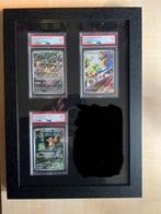 Pikachu, Bulbasaur & Charmander PSA 9 - Pokémon kaarten, Ophalen of Verzenden, Zo goed als nieuw, Meerdere kaarten