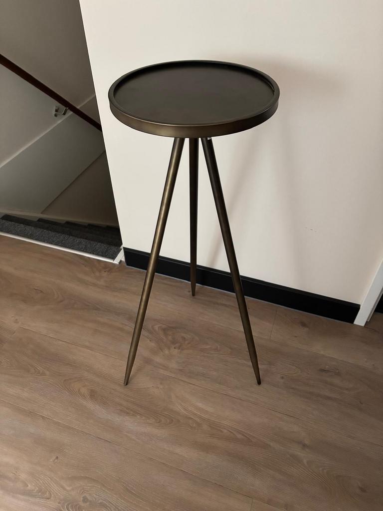 Bijzettafel Gianni, Ophalen, Minder dan 55 cm, Gebruikt, Metaal of Aluminium