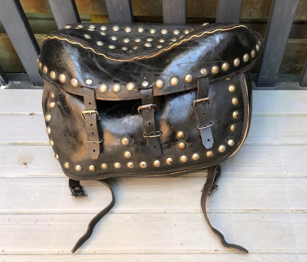 Harley tassen (noppen) WL / WLA / WLC, Motoren, Ophalen of Verzenden, Gebruikt