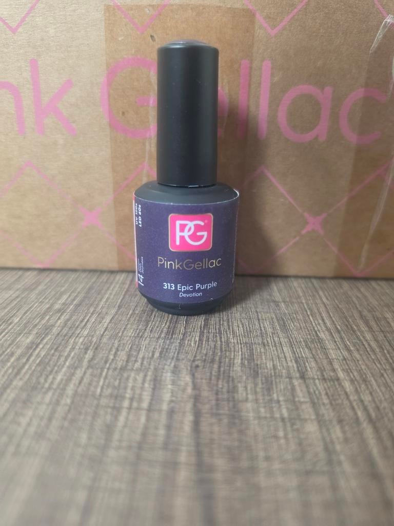 Pink Gellac 313 Epic Purple, Ophalen of Verzenden, Gebruikt, Handen en Nagels, Make-up