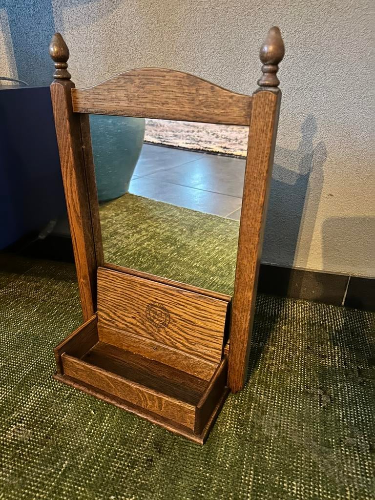 Vintage make up spiegel meubelfabriek Oisterwijk, Antiek en Kunst, Ophalen of Verzenden