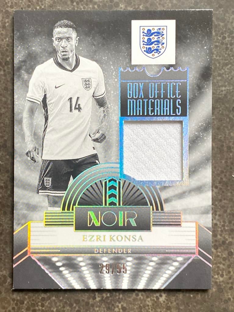 Ezri Konsa Panini Noir Box Office Materials Kaart, Ophalen of Verzenden, Zo goed als nieuw, Buitenlandse clubs, Spelerskaart