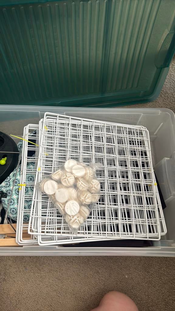 Cc cage 14 x wit plus bijbehoren, Ophalen of Verzenden, Minder dan 75 cm, Kooi, Minder dan 60 cm