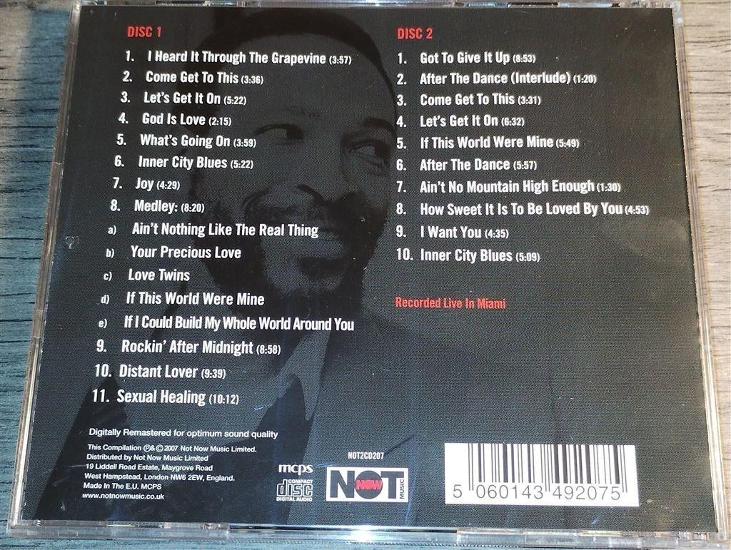 Marvin Gaye - Let's Get It On [Greatest Hits Live 2 CD], Ophalen of Verzenden, Zo goed als nieuw