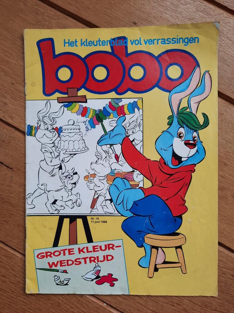 BOBO Het kleuterblad vol verrassingen - Nr. 19 -11 juni 1988, Ophalen of Verzenden