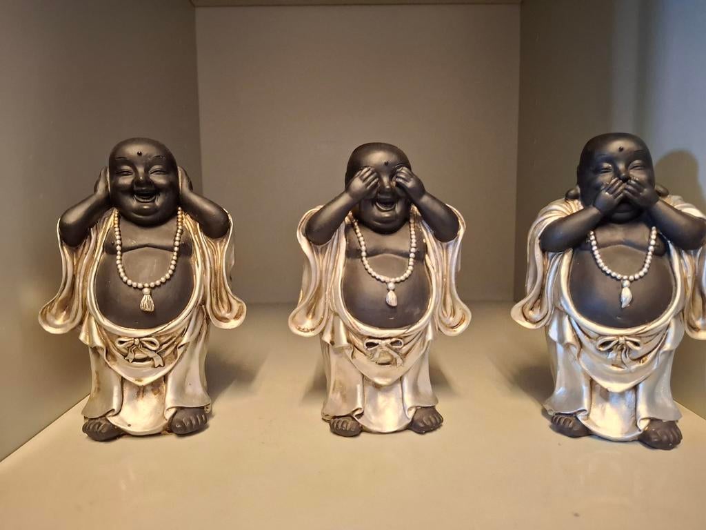 3 setjes horen zien en zwijgen beeldjes, Ophalen of Verzenden, Nieuw