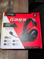 HyperX Cloud III Wireless Gaming Headset - zwart met rood, Computers en Software, Headsets, Verzenden, Gaming headset, Zo goed als nieuw